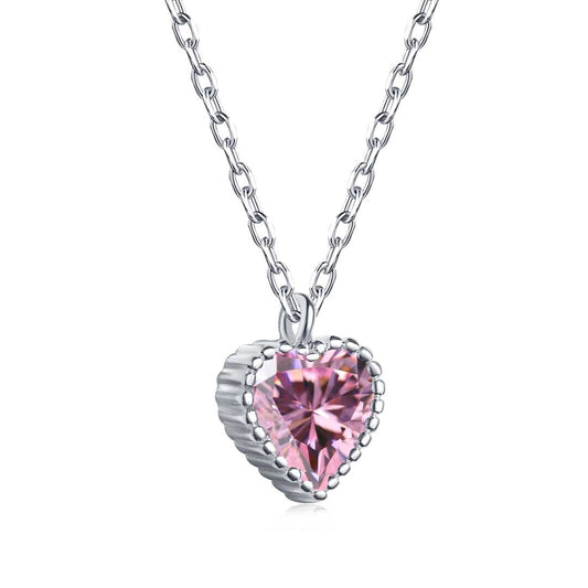 [select Jewelry]Ornate Heart Shape Necklace