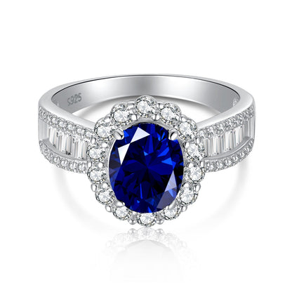 [select Jewelry]1.5 Carat Dazzling Charming Oval Cut Banquet Ring