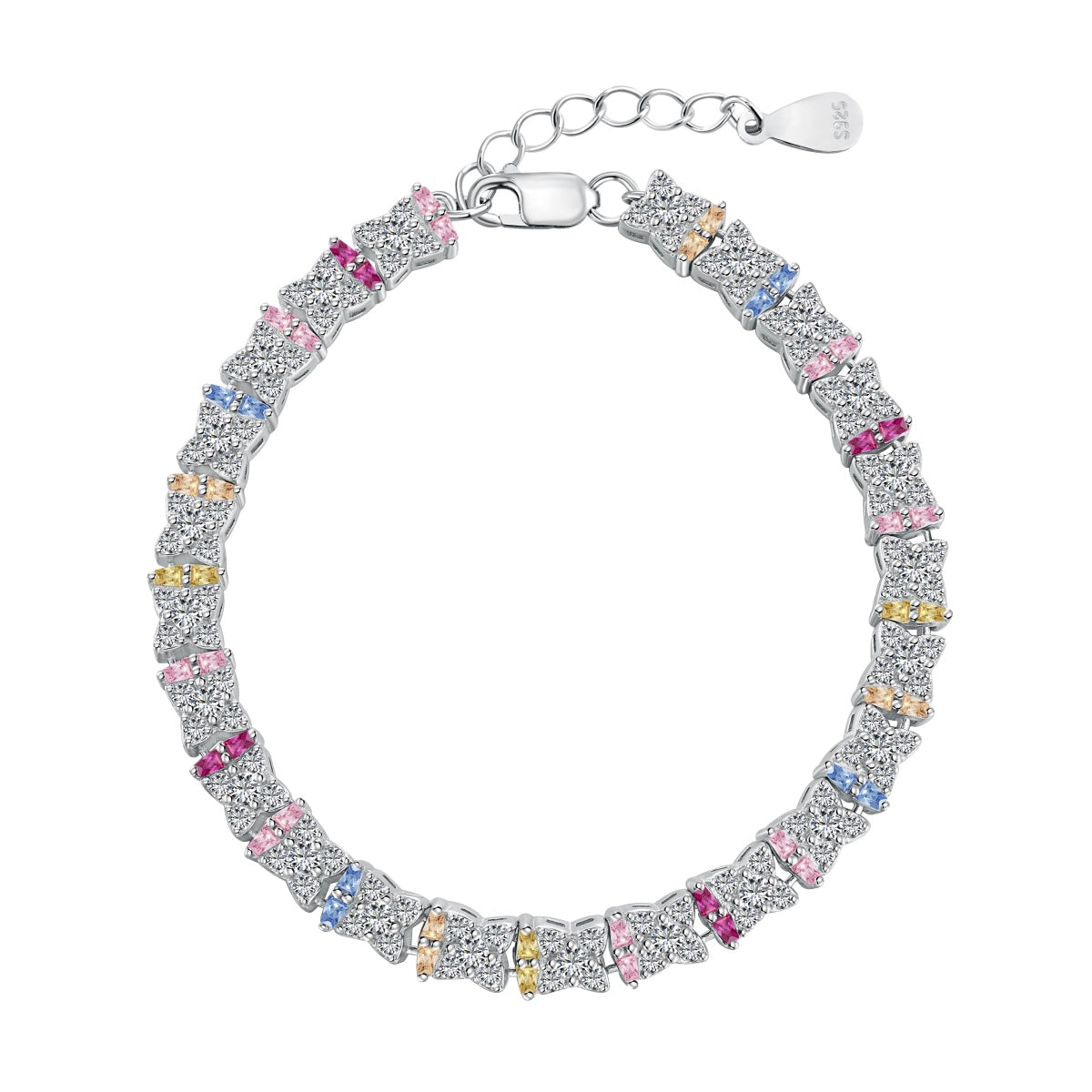 [select Jewelry]Unique Colorful Flower Shape Daily Bracelet