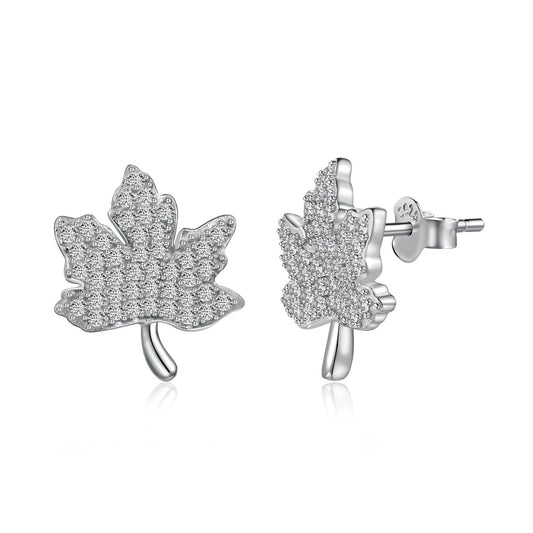 [select Jewelry]Exquisite Maple Leaf Design Earrings