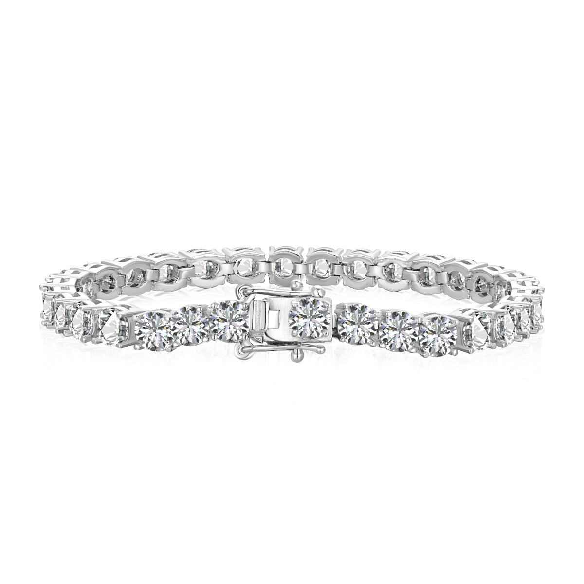 [select Jewelry]Ornate Sparkling Round Cut Wedding Bracelet