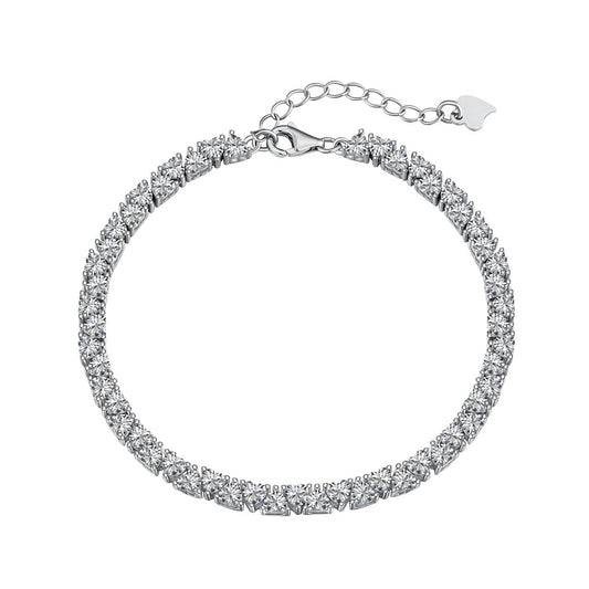 [select Jewelry]Dazzling Romantic Heart Shape Lover Bracelet