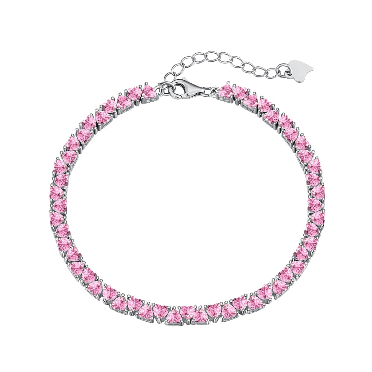 [select Jewelry]Dazzling Romantic Heart Shape Lover Bracelet
