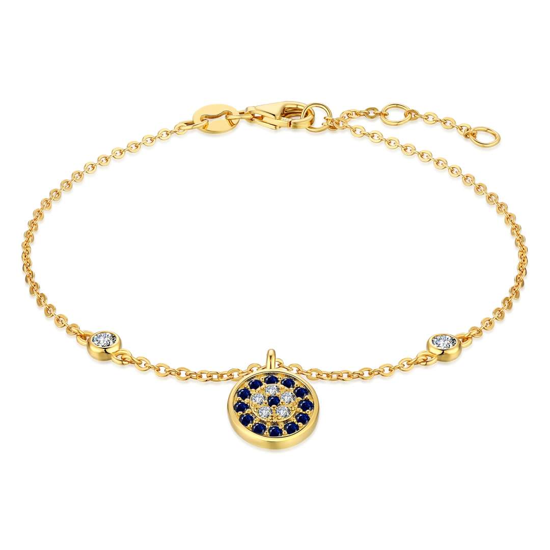 [select Jewelry]Devil's Eye Round Shape Bracelet