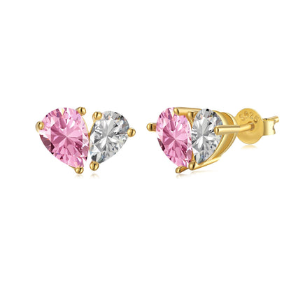 [select Jewelry]Dazzling Elegant Heart Cut Lover Earrings