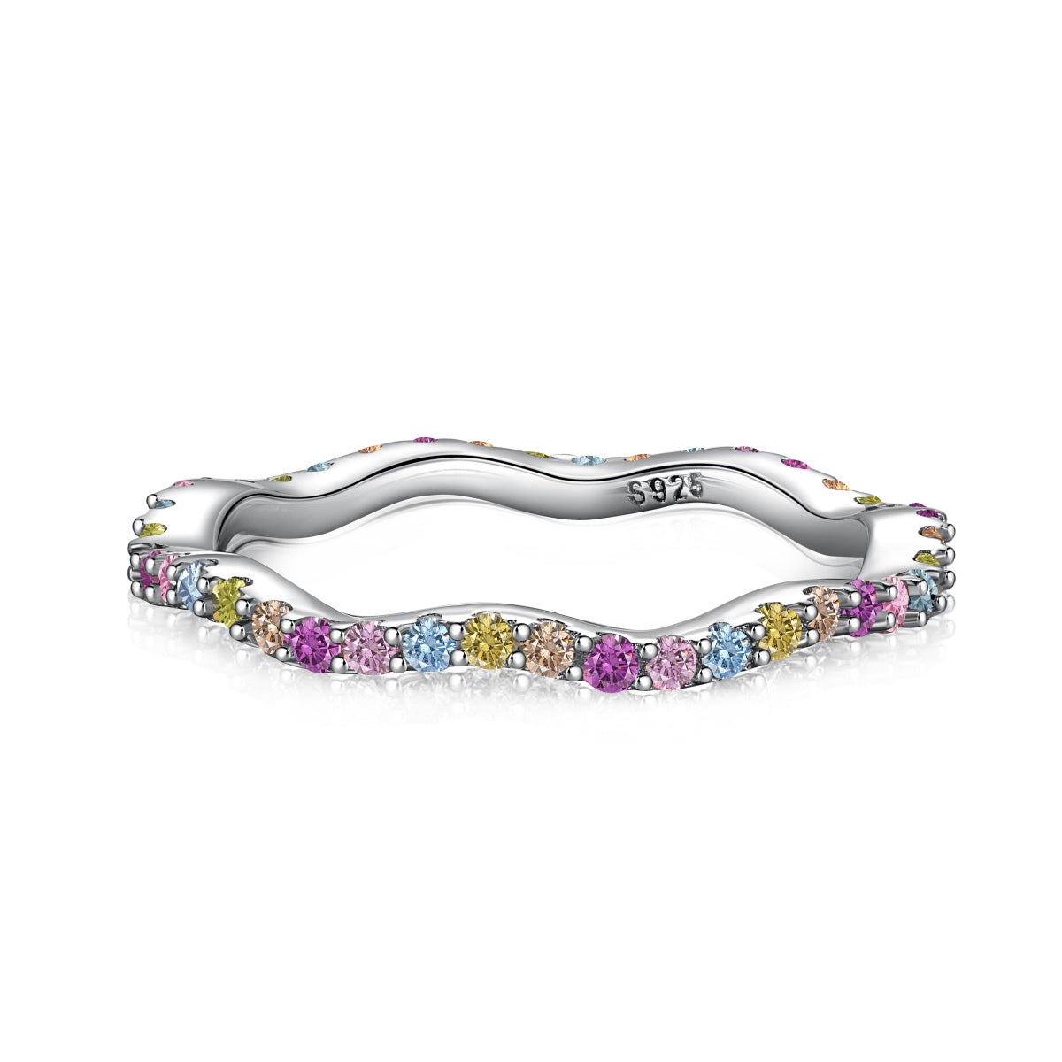 [select Jewelry]Dainty Colorful Round Cut Party Ring
