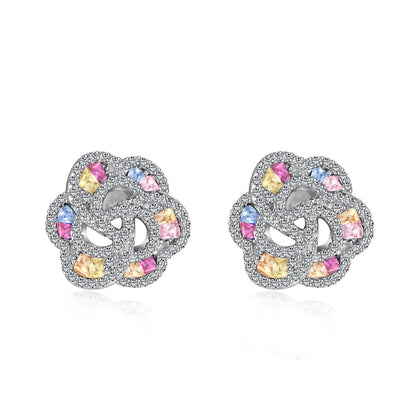 [select Jewelry]Exquisite Flower Shape Daily Earrings
