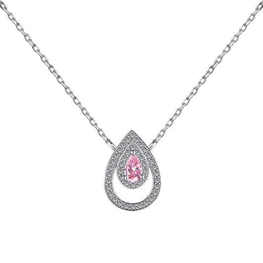 [select Jewelry]Sparkling Pear Cut Necklace