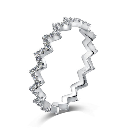 [select Jewelry]Delicate Enchanting Wave Shape Daily Ring