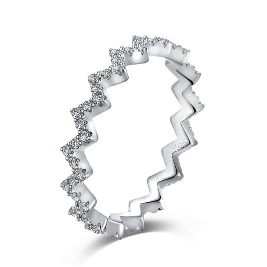 [select Jewelry]Delicate Enchanting Wave Shape Daily Ring