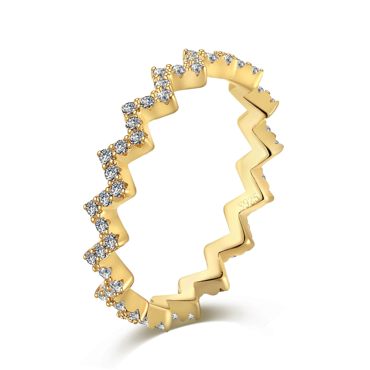 [select Jewelry]Delicate Enchanting Wave Shape Daily Ring