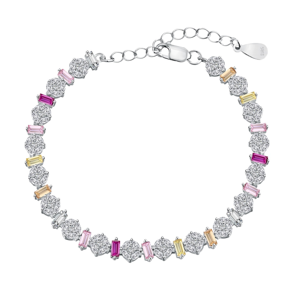 [select Jewelry]Radiant Colorful Round Shape Daily Bracelet