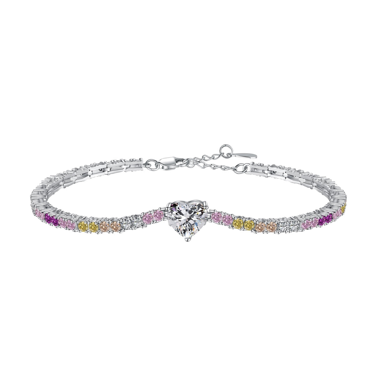 [select Jewelry]Delicate Romantic Heart Shape Lover Bracelet