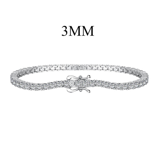 [select Jewelry]Dainty Charming Round Cut Tennis Bracelet