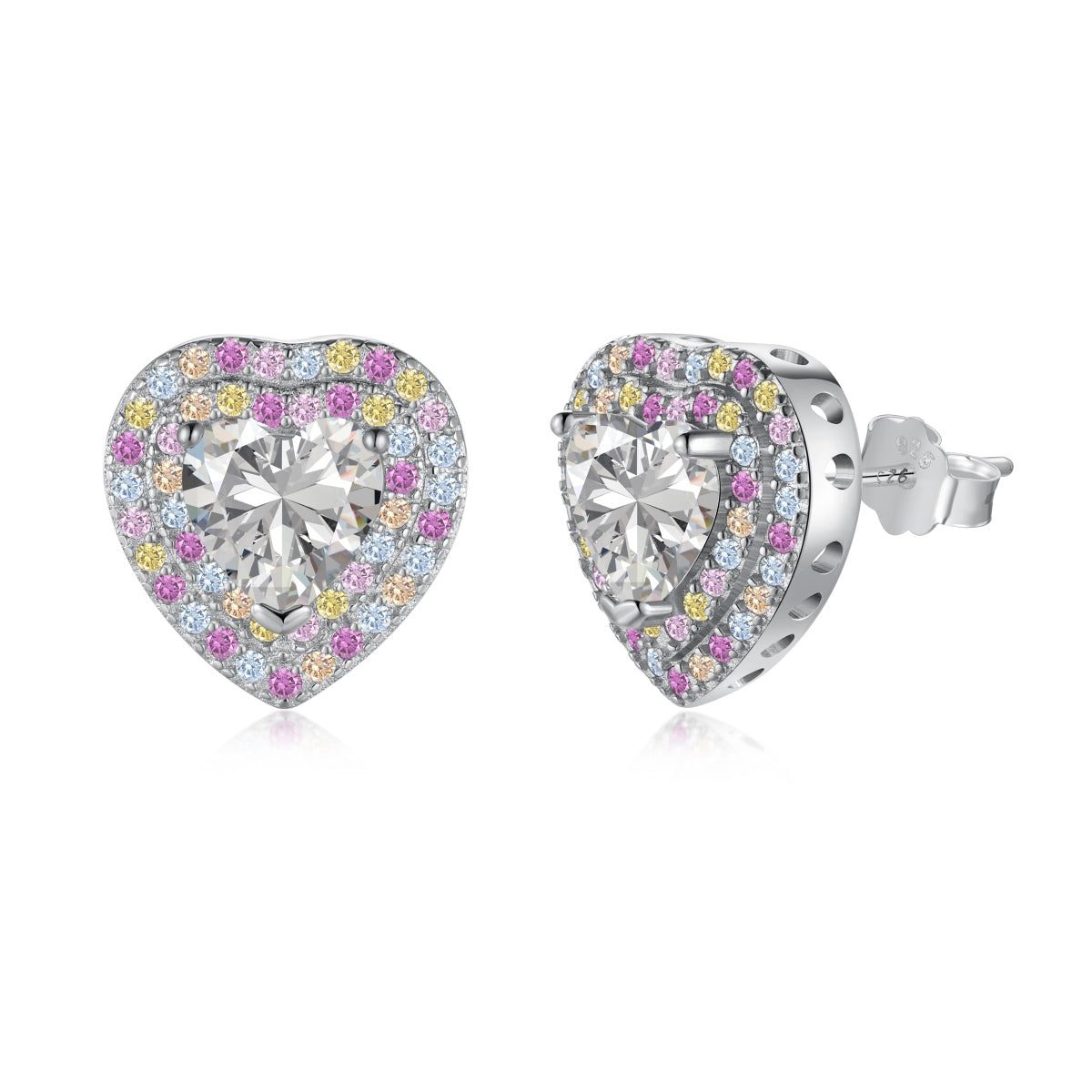 [select Jewelry]Dazzling Heart Shape Lover Earrings