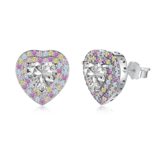 [select Jewelry]Dazzling Heart Shape Lover Earrings