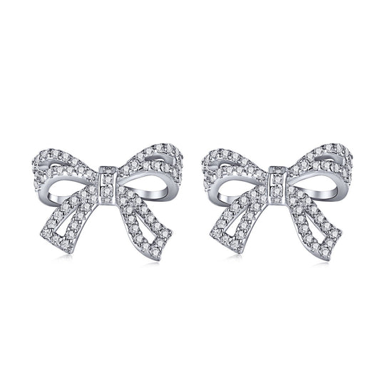 [select Jewelry]Dainty Bow Shape Earrings