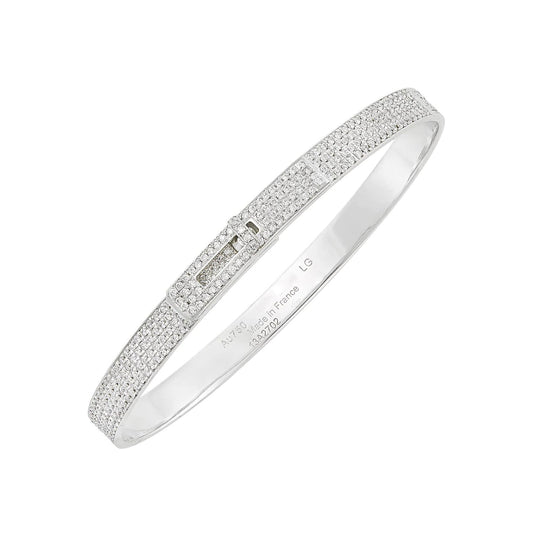 [Select]HM KELLY BRACELET IN SILVER AND FULL PAVE DIAMOND