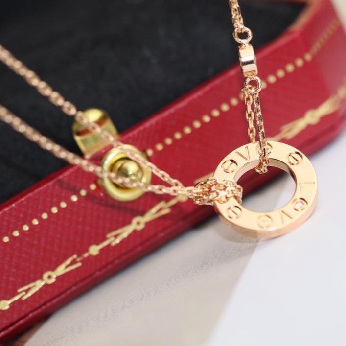 [Select]LOVE NECKLACE ADJUSTABLE Select GOLD 2 DIAMOND