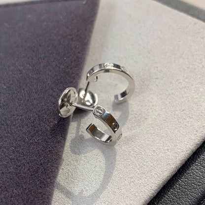 [Select]LOVE EARRINGS 2.65MM SILVER