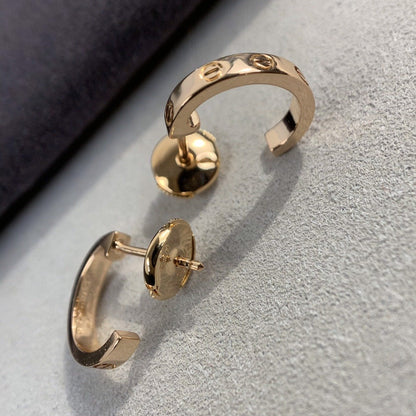 [Select]LOVE EARRINGS 2.65MM PINK GOLD