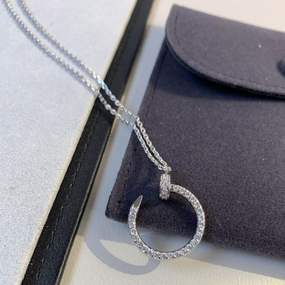 [Select]JUSTE NECKLACE SILVER DIAMONDS