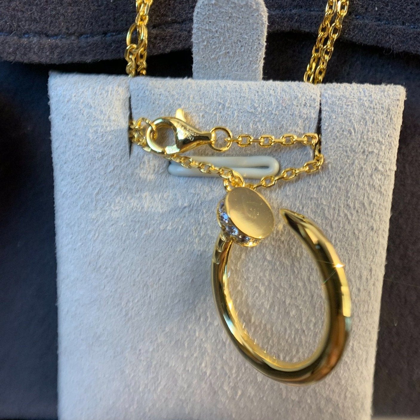 [Select]JUSTE NECKLACE GOLD DIAMONDS