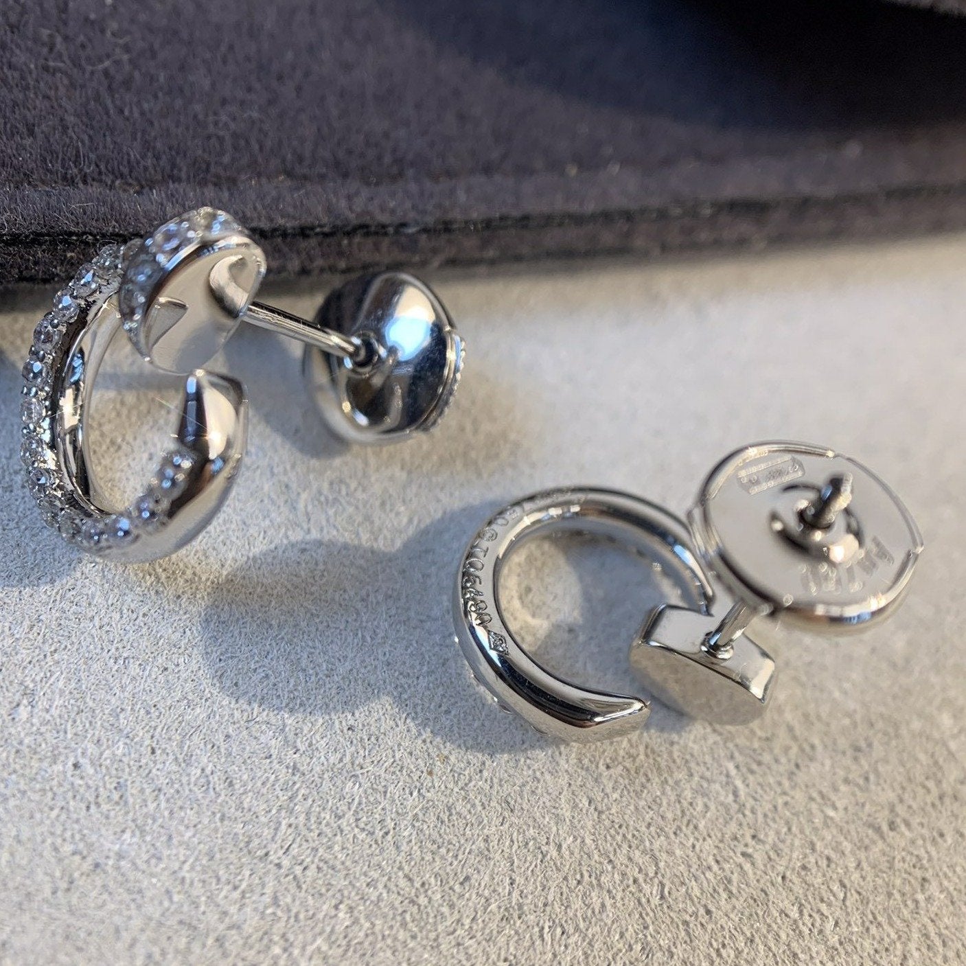 [Select]JUSTE EARRINGS SILVER DIAMONDS