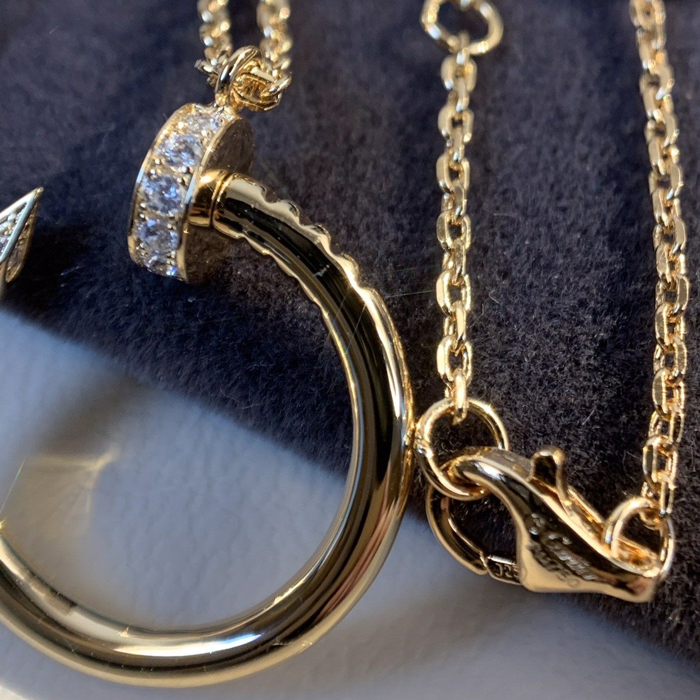[Select]JUSTE NECKLACE PINK GOLD