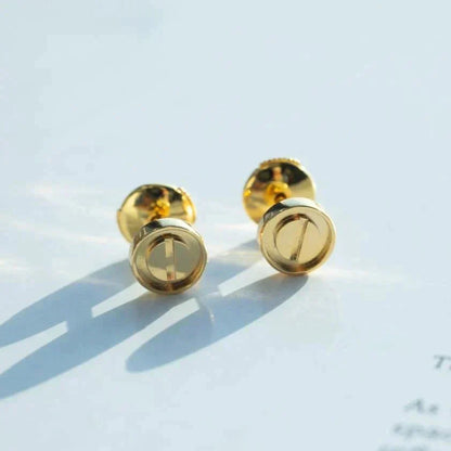 [Select]LOVE EARRINGS GOLD 10MM