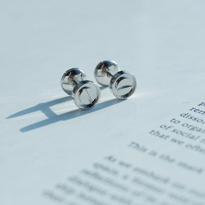 [Select]LOVE EARRINGS SILVER 10MM