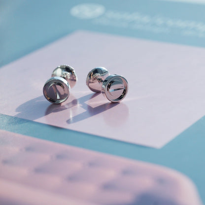 [Select]LOVE EARRINGS SILVER 10MM