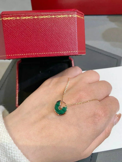 [Select]AMULETTE Select GOLD MALACHITE NECKLACE