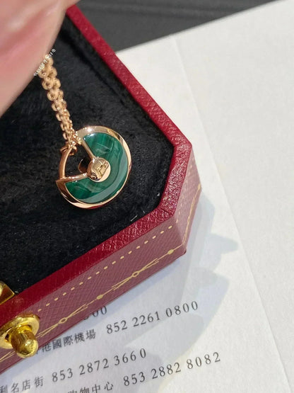 [Select]AMULETTE Select GOLD MALACHITE NECKLACE