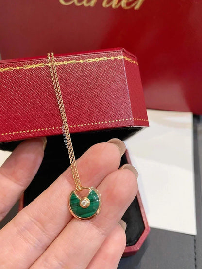 [Select]AMULETTE Select GOLD MALACHITE NECKLACE