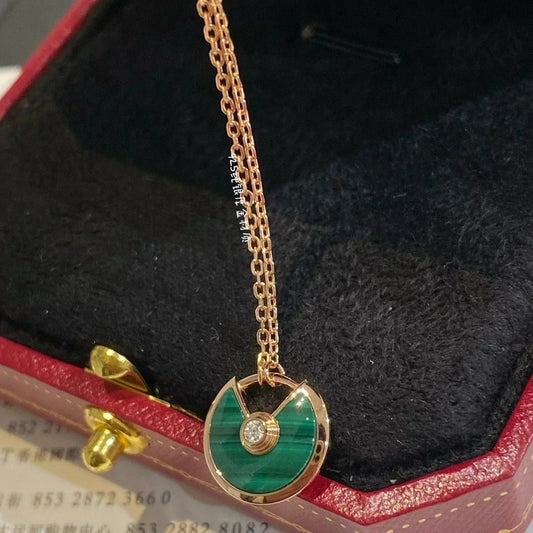 [Select]AMULETTE Select GOLD MALACHITE NECKLACE