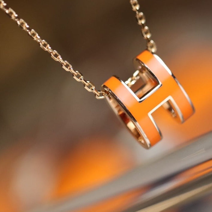 [Select]POP H PEDANT PINK GOLD