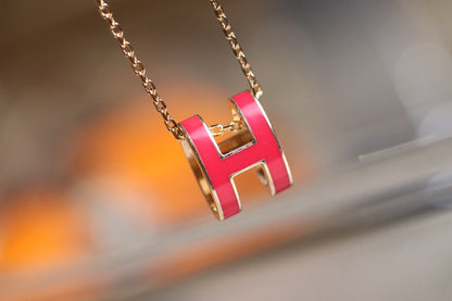 [Select]POP H PEDANT PINK GOLD