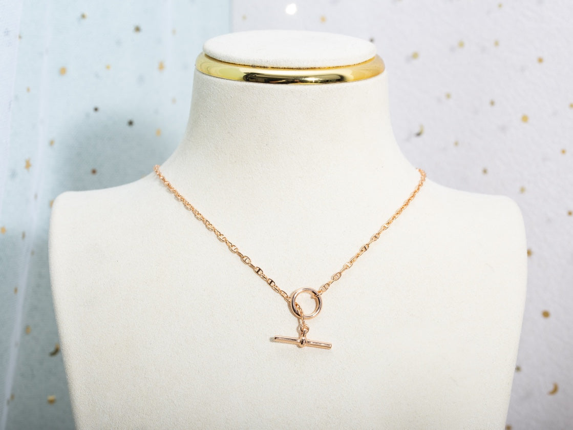 [Select]ECHAPPEE NECKLACE PINK GOLD