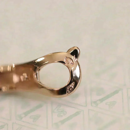 [Select]CLOVER MEDIUM 1 MOTIFS FUll DIAMOND EARRINGS