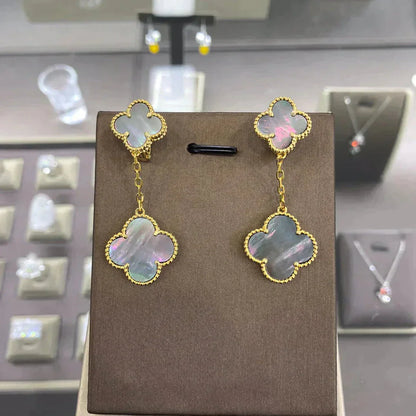 [Select]CLOVER 2 MOTIFS  EARRINGS (MULTIPLE CHOICESC