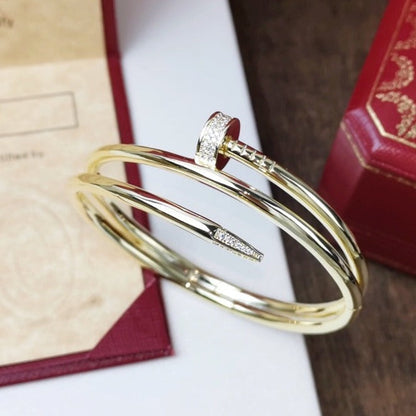 [Select]JUSTE BRACELET 3.5MM DOUBLE ROW DIAMOND