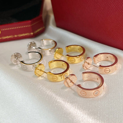 [Select]LOVE EARRINGS 5.7MM 2 DIAMONDS