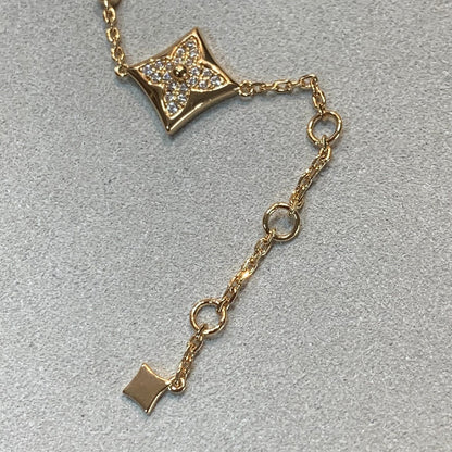 [Select]STAR AND SUN 4 MOTIFS GOLD DIAMONDS BRACELET