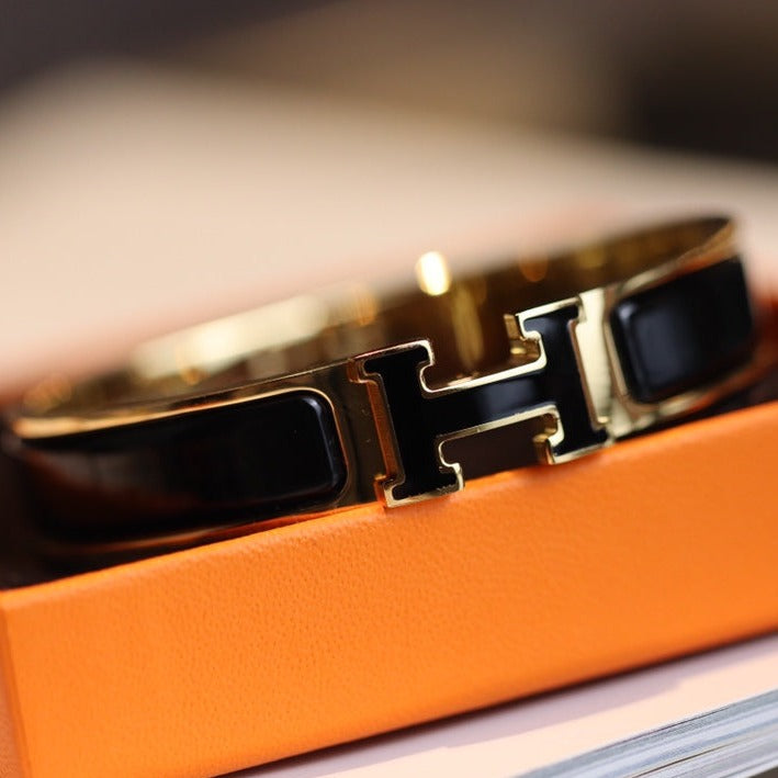 [Select]H BRACELET 12MM GOLD