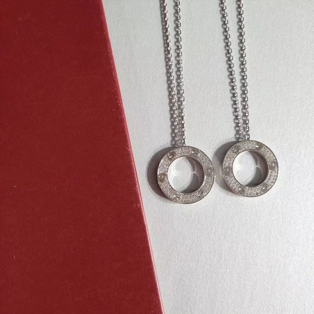 [Select]LOVE NECKLACE ADJUSTABLE SILVER