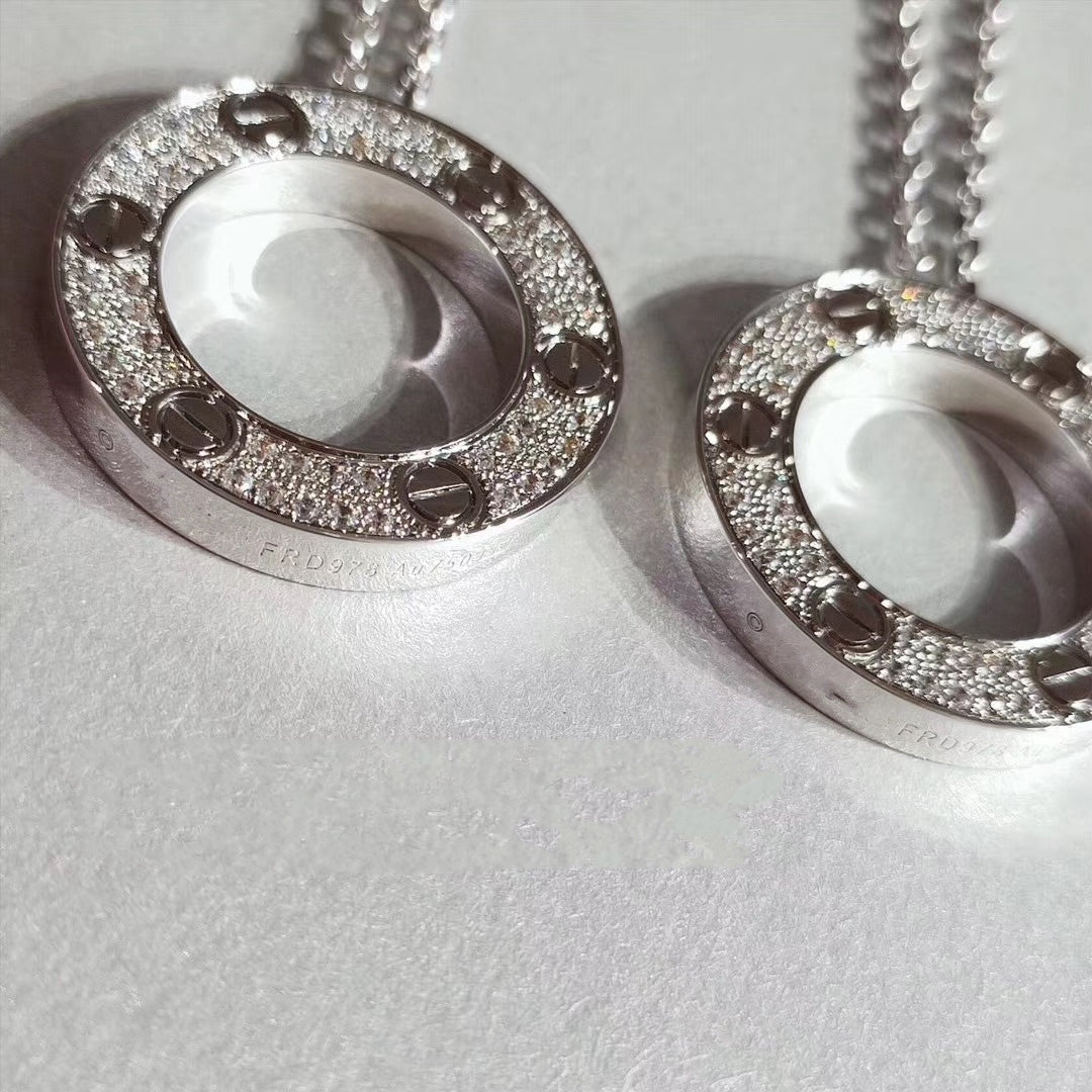 [Select]LOVE NECKLACE ADJUSTABLE SILVER