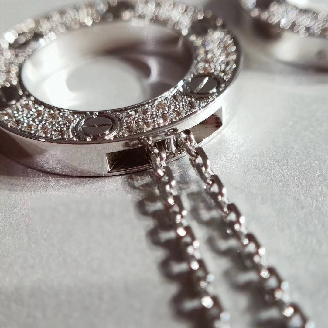 [Select]LOVE NECKLACE ADJUSTABLE SILVER