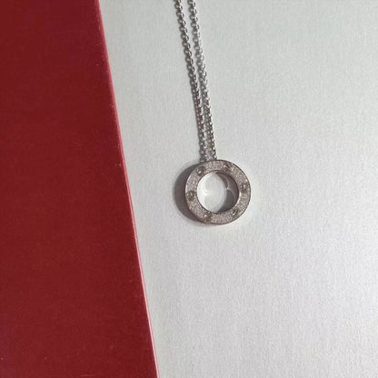 [Select]LOVE NECKLACE ADJUSTABLE SILVER