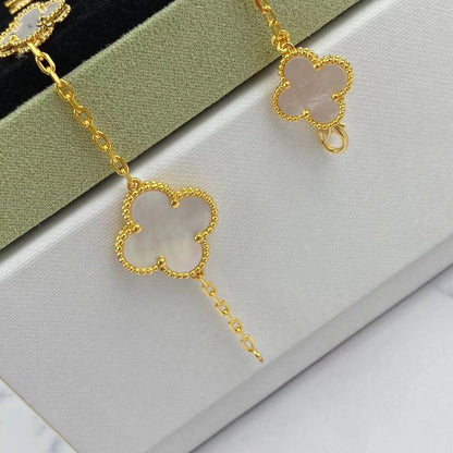 [Select]MAGIC CLOVER MOP GOLD BRACELET 5 MOTIFS